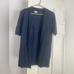 J. Jill Deep Blue Knit Sweater